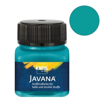Текстилна боя Opak JAVANA, 20 ml, тюркоазена
