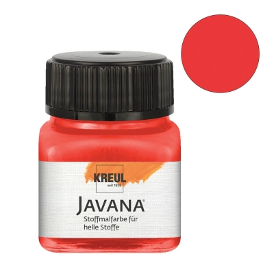 Текстилна боя Sunny JAVANA, 20 ml, червена