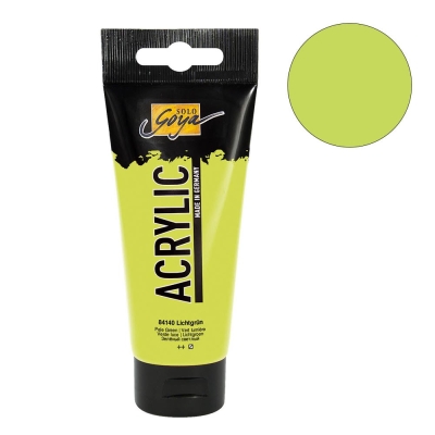 Акрилна боя SOLO Goya BASIC, 100 ml, светлозелена