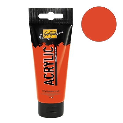 Акрилна боя SOLO Goya BASIC, 100 ml,Vermilion light