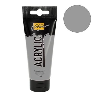 Акрилна боя SOLO Goya BASIC, 100 ml, Neutral Grey
