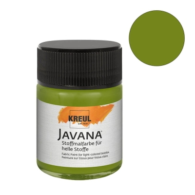 Текстилна боя Sunny JAVANA, 50 ml, маслинено зелена