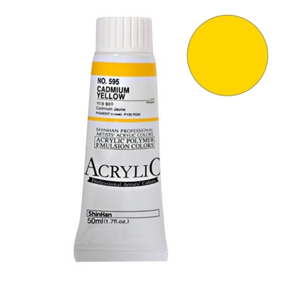 Акрилна боя ARTISTS' ACRYLIC, 50 ml, Cadmium yellow