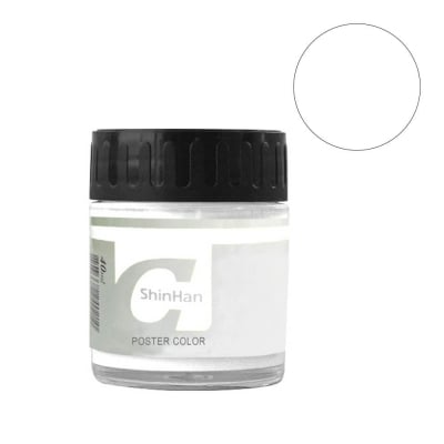 Плакатна боя COLORIST POSTER, 40 ml, White