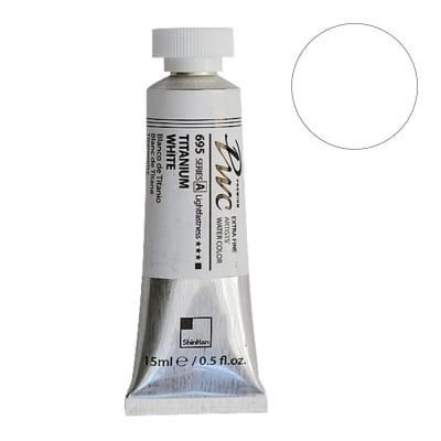 Водна боя PWC, 15 ml, Titanium White