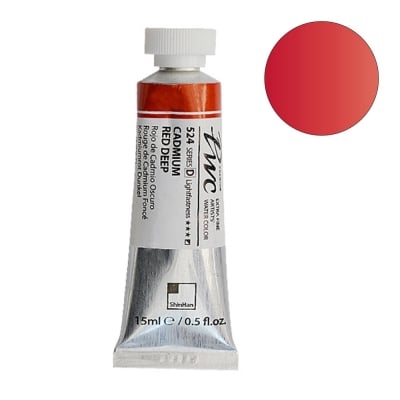 Водна боя PWC, 15 ml, Cadmium Red Deep