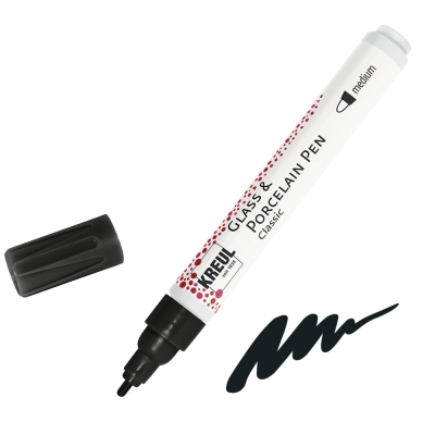 Маркер за порцелан 160'C, Brillant, 2-4 mm, черен