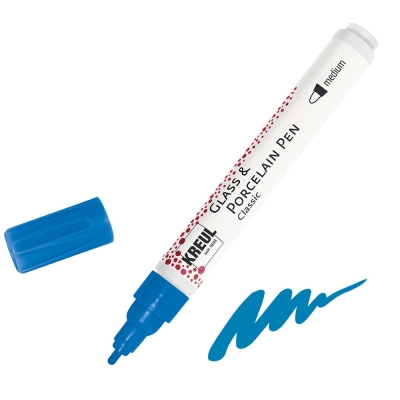 Маркер за порцелан 160'C, Brillant, 2-4 mm, мoрско син