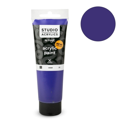 Акрилна боя CREALL-STUDIO-ACRYLICS, 120 ml, виолетова