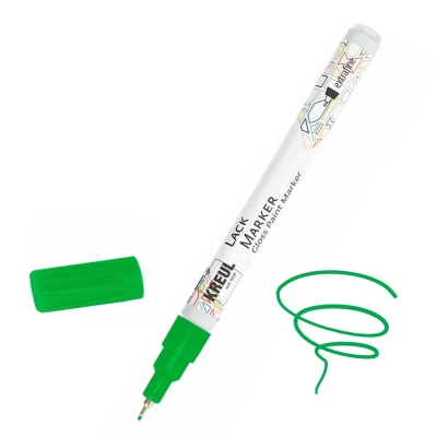 Маркер лак тънкописец, Extrafine, 0,8 mm, зелен