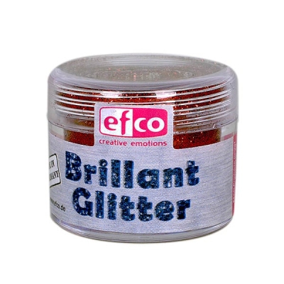 Brillant Glitter fine, брилянтен блясък, 12 g, червен