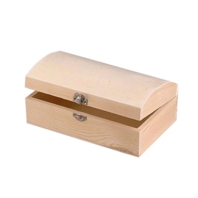 Дървена кутия, 13 x 5 x 4,5 cm, натурална