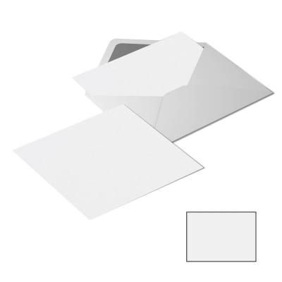 Картичка цветен картон RicoDesign, PAPER POETRY, А7, 240g, HELLWEISS