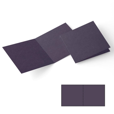 Картичка цветен картон RicoDesign, PAPER POETRY, QUAD.,240g, AUBERGINE