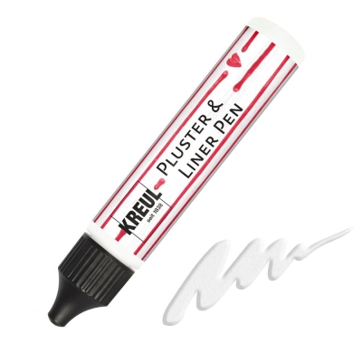 Боя за декорация PicTixx Pluster & LinerPen, 29 ml, бяла