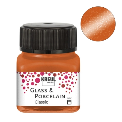 Боя за порцелан Porcelain 160°C, Metallic, 20 ml, Metallic-Copper