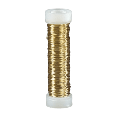 Медна тел, ф 0.30 mm, 25 m, месингово златно