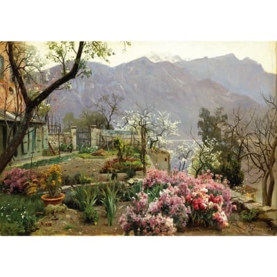 Пъзел художествен WENTWORTH, Flower Garden near Bellagio, 250 части