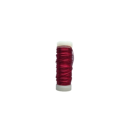 Медна тел, ф 0.50 mm, 25 m, розов металик