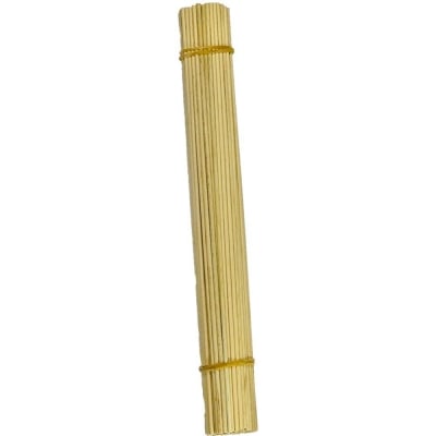 Дървени пръчици, кръгли, ф 3 mm, 30 cm, 100 броя