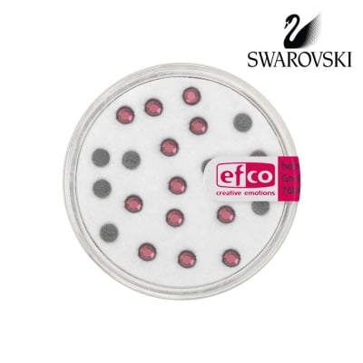Кристали за термолепене, ф 3 mm, 20 броя, аметист