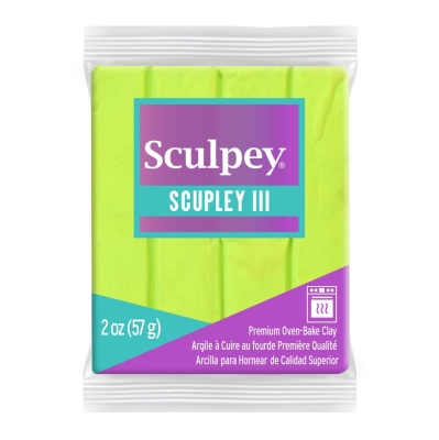 Глина Sculpey III, 57g, Spring Green