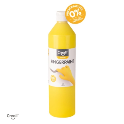 Боички за рисуване с ръце CREALL, 750 ml, жълта