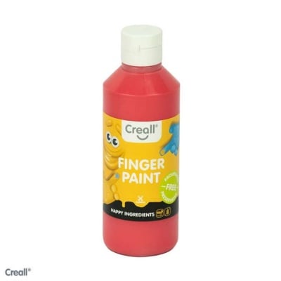 Боички за рисуване с ръце CREALL, 250 ml, червен