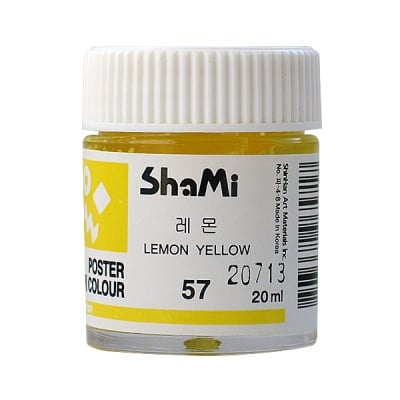Комплект плакатни бои SHAMI POSTER COLOR, 20 ml, 18 цв.