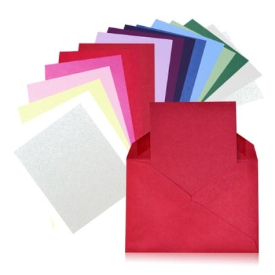 Картичка цветен картон RicoDesign, PAPER POETRY, А7, 285g, CRYSTAL