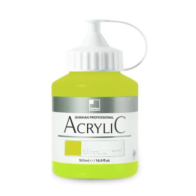 Акрилна боя ARTISTS' ACRYLIC, 500 ml, Brilliant Yellow Green