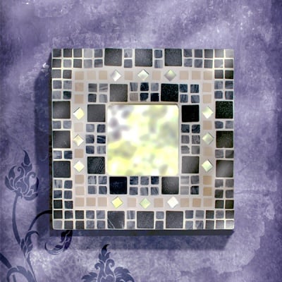 Мозаечни плочки Metallic, стъкло, 10x10x4 mm, 215 бр.