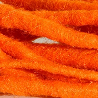 Връзка вълнена, Filzkordel, 5 mm x 20 m, оранжева