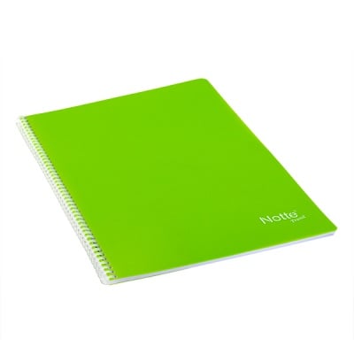 Тетрадка Notte Trend, A4, спирала, PP корица, 80 л., ред, 60 g/m2