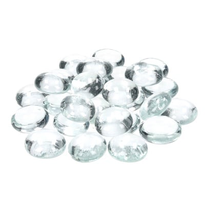 Стъклени камъчета, Glas-Nuggets, 18-20 mm, 100 g / 20-30 бр.,кристални