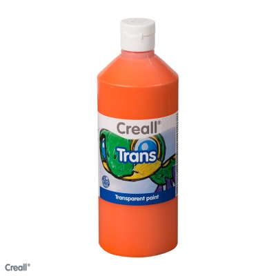 Прозрачна водна боя CREALL TRANS, 500 ml, оранжева