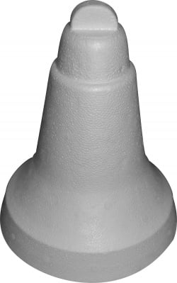 Камбанка от стиропор, бял, H 210 mm