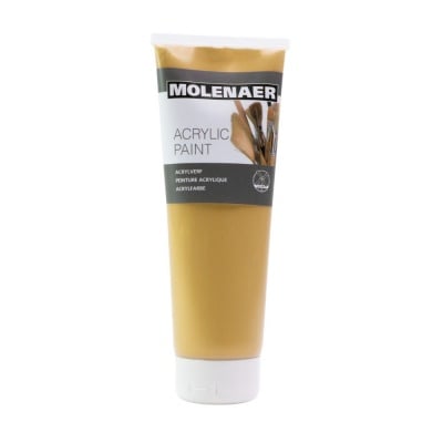 Акрилна боя CREALL MOLENAER ACRYLICS, 250 ml, златист