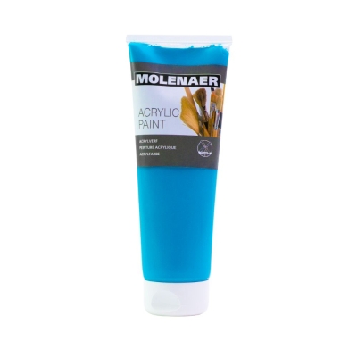 Акрилна боя CREALL MOLENAER ACRYLICS, 250 ml, турскосин
