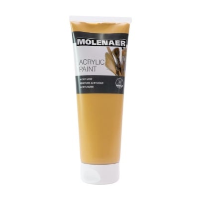Акрилна боя CREALL MOLENAER ACRYLICS, 250 ml, охра