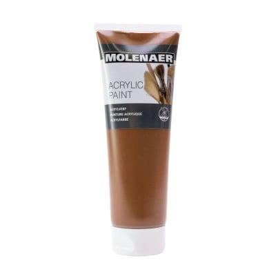 Акрилна боя CREALL MOLENAER ACRYLICS, 250 ml, кафяв