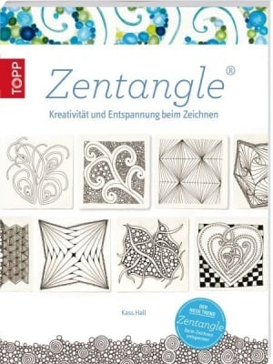 Книга на немски език, Zentangle, 128 стр.