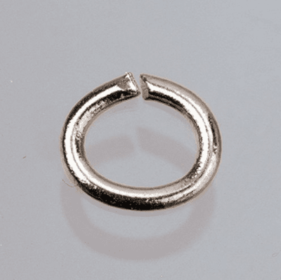 Халка, овал, 4х 6 mm, 10 бр., сребриста