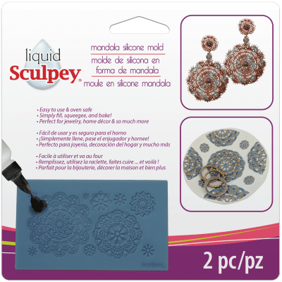 Силиконов молд Sculpey, Mandala, 2 бр.