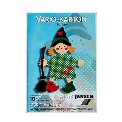 Блок варио картон, 300 g/m2, 22,5 x 32,5, 10 л, точки