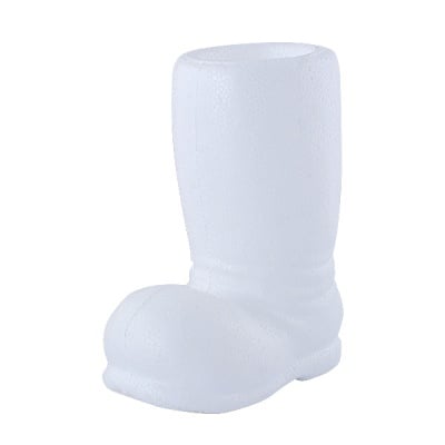 Ботуш от стиропор, бял, H 140 mm