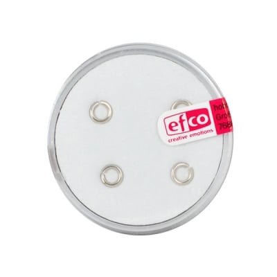 Част за бижу, единична халка – кръг, 5 mm, 4 бр., Silver 925