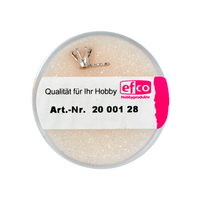 Част за бижу, обков с кръгла основа, 5 mm, 1 бр., Silver 925