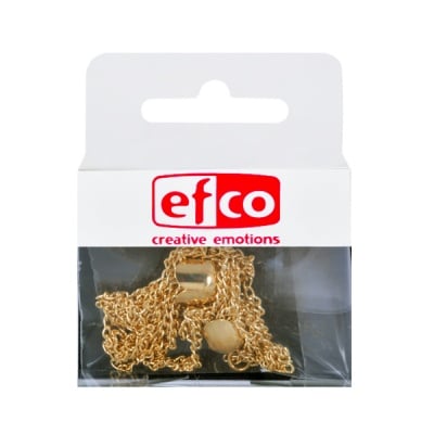 Част за бижу, висулка, 8 х 55 mm, 2 броя, позлатена