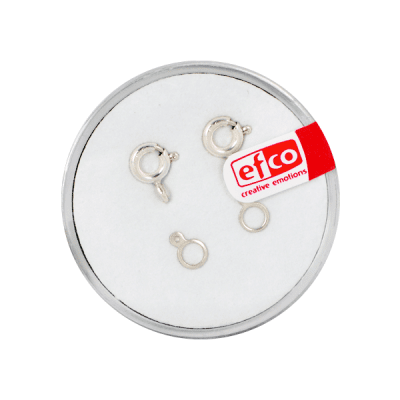 Част за бижу, закопчалка, Silver 925 / 2 - части, 6 mm, 2 бр.